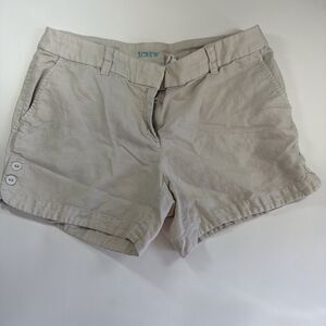 JCrew Women’s Linen Shorts Size 6
